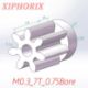 Picture of Module 0.3 7 teeth plastic pinion fit 0.8mm shaft of motor, the pinion of little bee