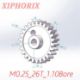 Picture of Module 0.25 26 teeth plastic gear,  sliding fit 1.0mm shaft