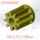 Picture of  Module 0.3 9/10/11/12 Teeth Nylon Pinion, Interference Fit 1.0/1.2mm Shaft